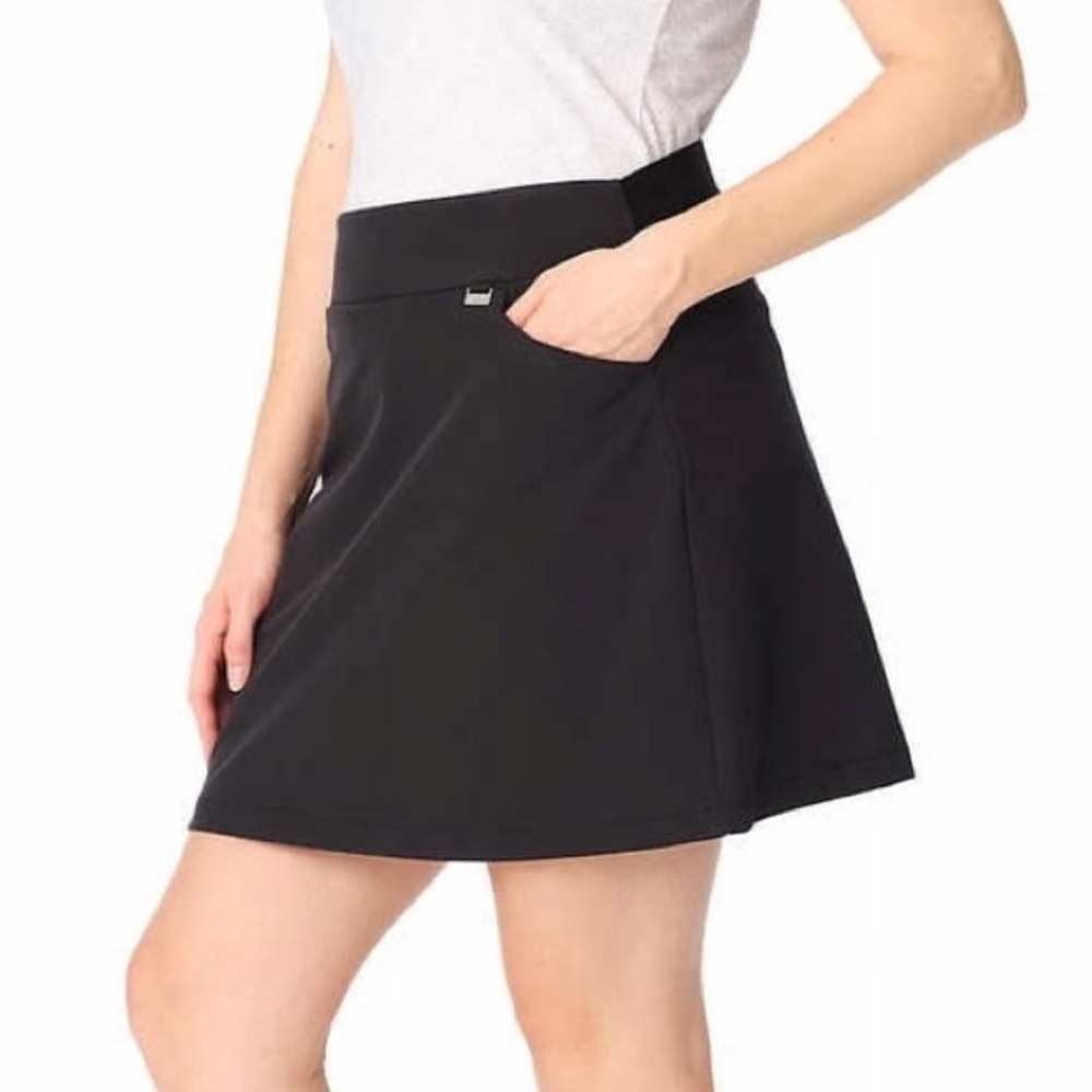 Greg Norman Black Skort XL Athletic Golf Tennis Activewear Pickleball